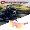 1 x Motorcycle Riding Goggles Red Lens Red Frame Cycling Sunglasses