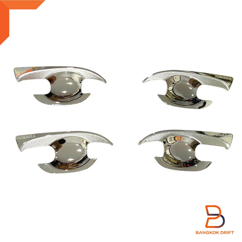 Nissan Navara NP300 Chrome 4 Door Handle Cover Insert Trim (2015-2019)