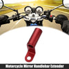 Motorcycle Rearview Mirror Handlebar Extender Holder 10mm