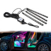 Car RGB Music Voice Control Floor Atmosphere Light