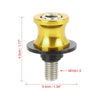 Motorcycle 10mm / Swingarm Spool Bobbins (Gold Tone)