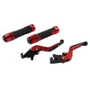 Suzuki GSXR600 GSXR1000 Red Extendable Brake Clutch Lever Grip Set
