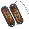 Truck Trailer Waterproof LED Side Marker Amber Lights