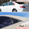 Toyota Camry Carbon Fiber Rear Side Window Louver Trim Cover (2007-2011)