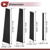 Ford Territory (2023-2024) Black 8 Pcs Door Pillar Window Trim