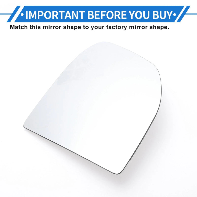 Ford Transit Custom Heated Driver Side Mirror Glass Replacement (2013-2023)