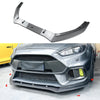 Ford Focus RS 3pcs Front Bumper Spoiler Lip (2015-2018)
