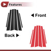 Honda Civic (2001-2005) Black 6 Pcs Car Door Pillar Trim