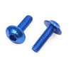 10 x Universal Motorcycle Scooter Refit Hexagon Bolts Screws 6mm x 20mm Blue
