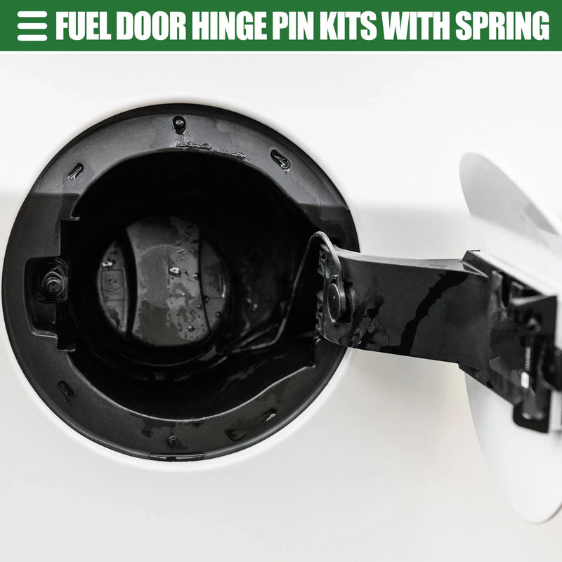 Ford (2004-2008) - Stainless Steel, Black, 1 Set Fuel Door Hinge Pin Kit