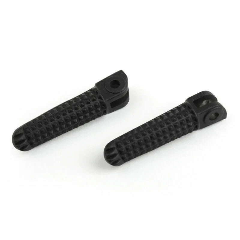 Yamaha R1 R6 R6S Black Aluminum Front Footrests (1999-2012)