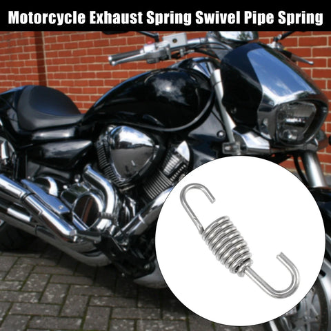 Motorcycles 10x Exhaust Pipe Spring with Hook 45mm Stainless Steel