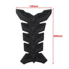 Motorcycle Gas Fuel Oil Tank Red 3D Fish Bone Decal Sticker Protector