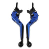 Kawasaki Ninja 650R ER6F ER6N Blue Extendable Brake Clutch Levers (2006-2018)