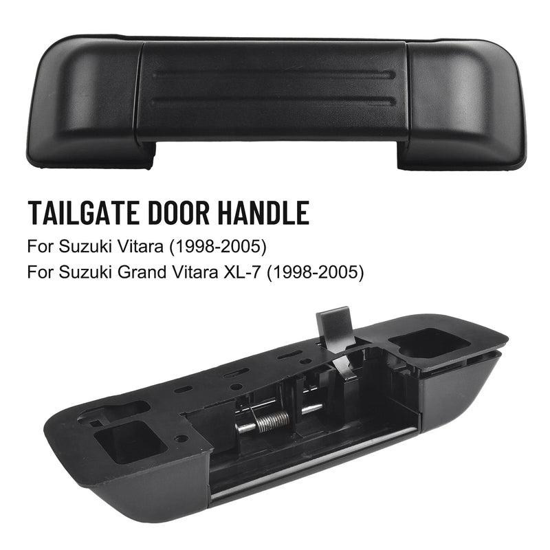 Door Handle / 265x75x80mm / Black Plastic & Iron Tailgate