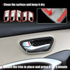 Dodge Carbon Fiber Inner Door Handle Bowl Cover Trim