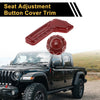 Jeep Gladiator JT Carbon Fiber Seat Adjustment Button Cover (2019-2023)