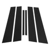 Nissan Maxima 6 Pcs Black Door Pillar Window Trim (2016-2023)