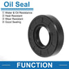 Automotive Oil Seal 25x52x12mm 5 Pcs Seal Ring Shaft Seal Nitrile Rubber
