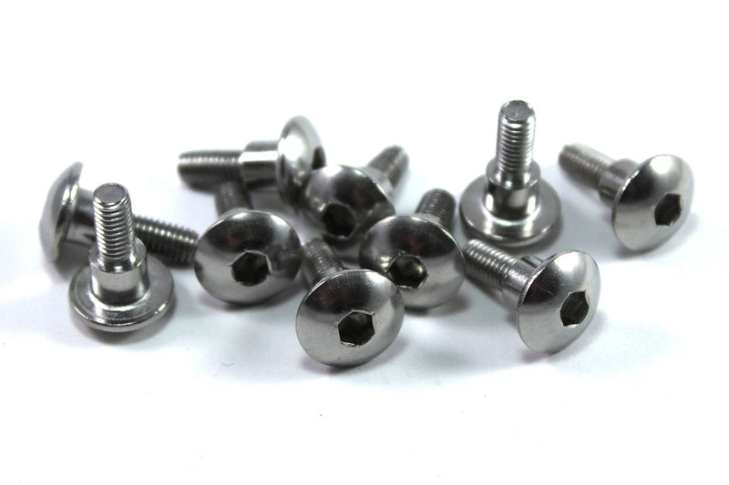 10x m5 Fairing Bolts 6mm Shoulder Bodywork Bolt Allen Head