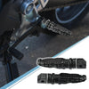 Motorcycle 1 Pair Foot Pegs Aluminum Alloy Footrests Pedals Universal Black
