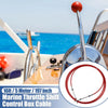 Yamaha Red 2 x Marine Type Shift Remote Control Box Cable