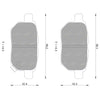 Toyota Yaris NCP90R NCP91R NCP93R Rear Disc Brake Pad (2005–2010)