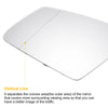 Mercedes-Benz S / C / E-Class Left Side White Mirror Glass w/ Back Heated (2003-2018)