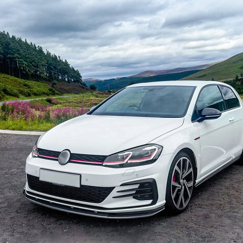 VW Golf 7.5 MK7.5 GTI R Bumper Spoiler Lip Splitter (2017-2019)