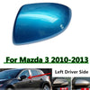 Mazda 3 Left Driver Side Mirror Cover Sky Blue (2010–2013)