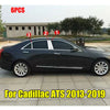 Cadillac ATS Chrome Window BC Pillar Post Cover Trim 6x (2013–2019)