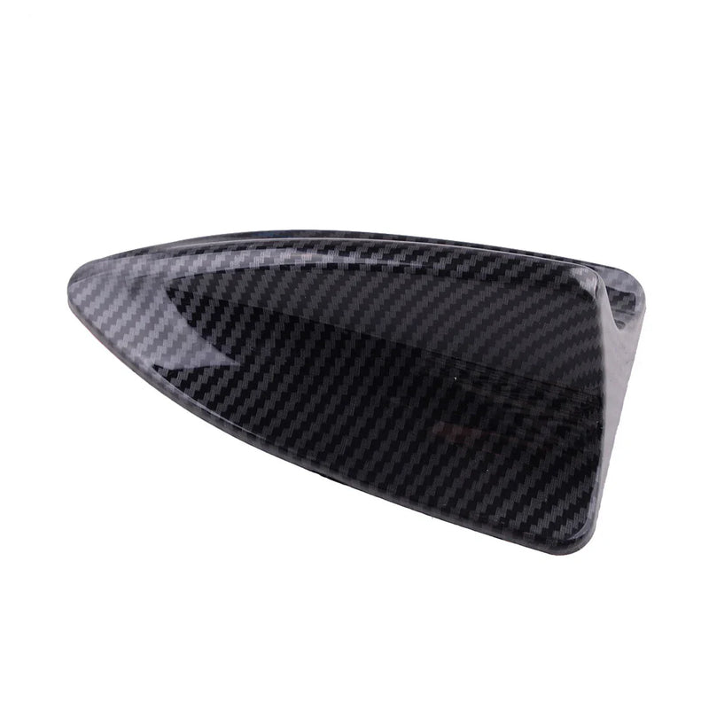 Radio FM / AM Decor Trim Carbon Fiber Dummy Shark Fin Antenna Cover