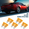 Car, Boat, Truck, SUV, Motorcycle - Orange 50pcs Mini Blade Fuses 5A