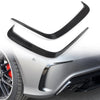 Mercedes A-Class W176 A200 A250 A45 Gloss Black Rear Side Splitter (2013-2018)