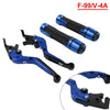 Aprilia Tuono V4 Folding Extendable Brake Clutch Levers & Handlebar Grips (2011-2023)