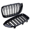 BMW X3 F25, X4 F26 Gloss Black Front Kidney Grille (2014-2017)