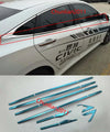Honda Civic 10th Gen 4dr Sedan Full Window Center Pillar Trim (2016-2023)