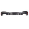 BMW 5 Series G30 M Sport 2017-23 Real Carbon Fiber Rear Bumper Diffuser Lip