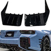 BMW M2 G87 (2023-2025) Gloss Black 2 x Rear Bumper Side Corner Covers