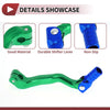 Bosuer M4 Green / Blue Head Folding Gear Shifter Lever
