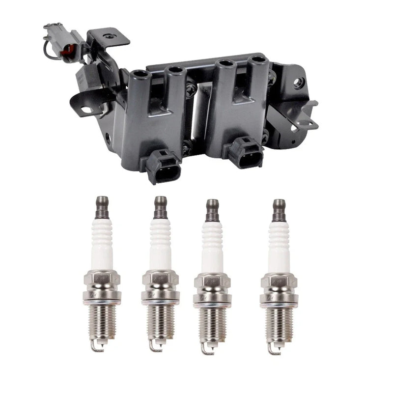 Hyundai Getz Ignition Coil Pack & Lead Kit & Spark Plugs (2005-2011)