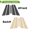 BMW 7-Series Door Pillar Window Trim - Carbon Fiber Black (2017 - 2022)