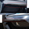 Toyota Supra GR A90 Carbon Fiber Bumper Trim Strips Covers (2019-2023)