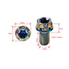 Motorcycle Bike 6 x M10x10mm Titanium Torx Head Flange Screws