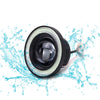 Car Truck 2 x 2.5" LED Fog Lights Round Green COB Angel Eyes Halo