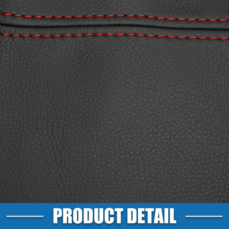 Dodge Charger (2011-2023) - Black / Red Line Front Door Panel Armrest Covers