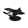 Car Dashboard Solar Powered Airplane Ornament