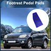 Toyota RAV4 Blue Footrest Pedal Pads Foot Rest Dead Pedal Pad Cover