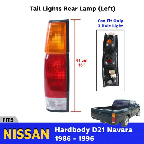 Tail Light Rear Lamp No Bulb Left Fits Nissan Navara D21 UTE Truck 1986-96 DE