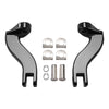 Harley Touring Black Rear Passenger Footpegs Bracket Mount (1993-2025)